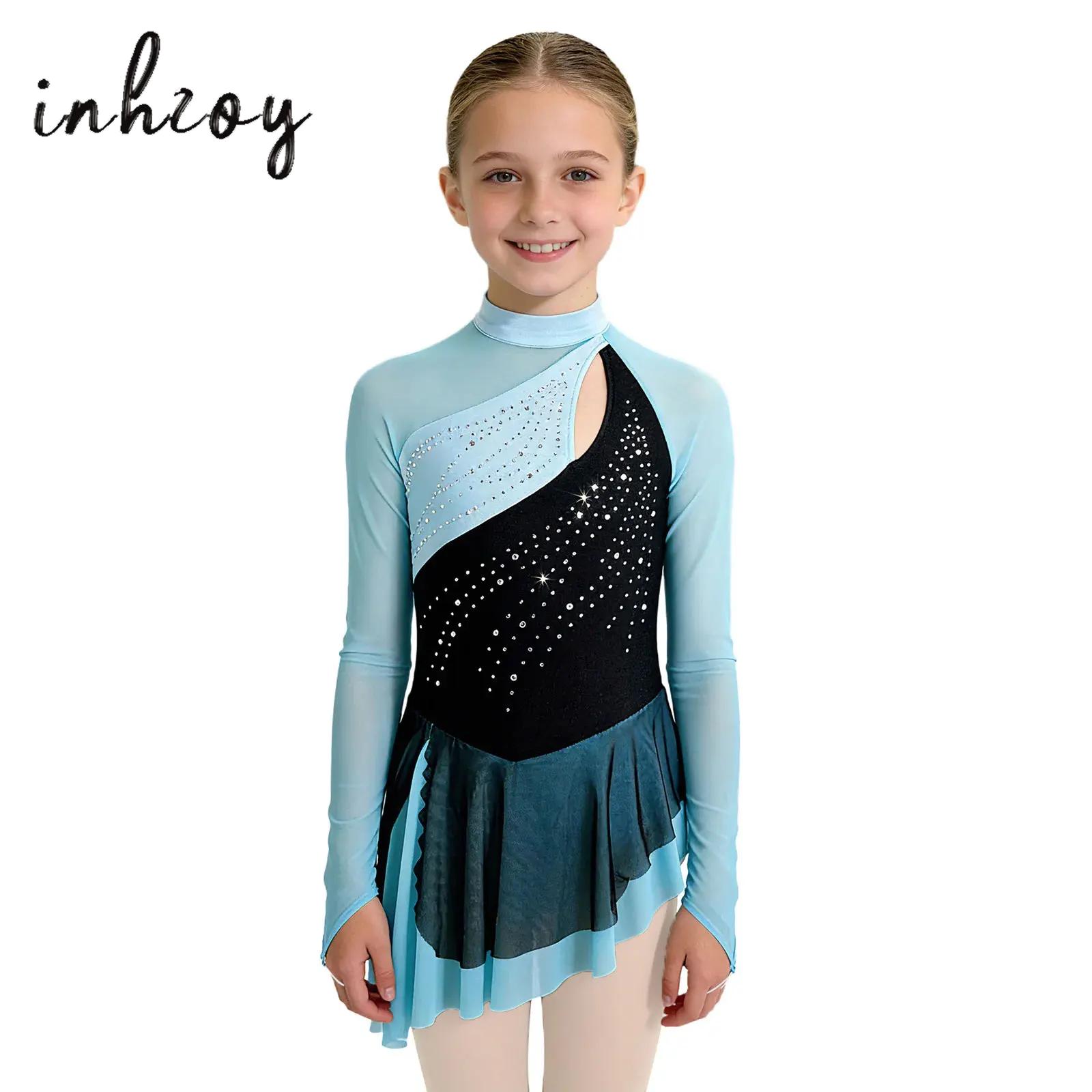 Rhinestone Banding Trim - Детский гимнастический купальник для девочек: топ