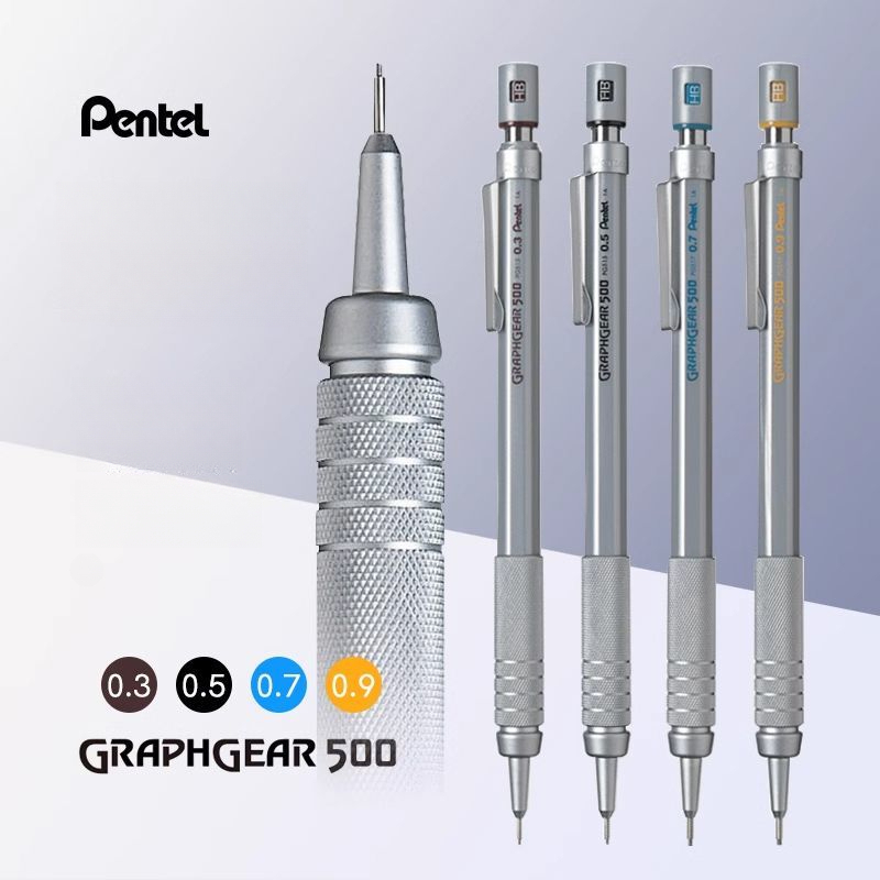 Pentel Pen Energel - 1 шт., механический карандаш Pentel Graphgear