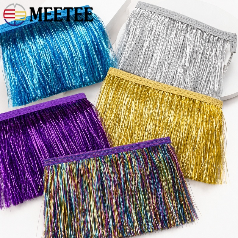 Fringe Ribbon Sewing - Полиэстеровая кружевная лента с пайетками и