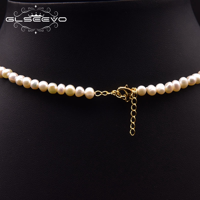 GLSEEVO короткое ожерелье из н – обзор и цена Pearl Trim Chain
