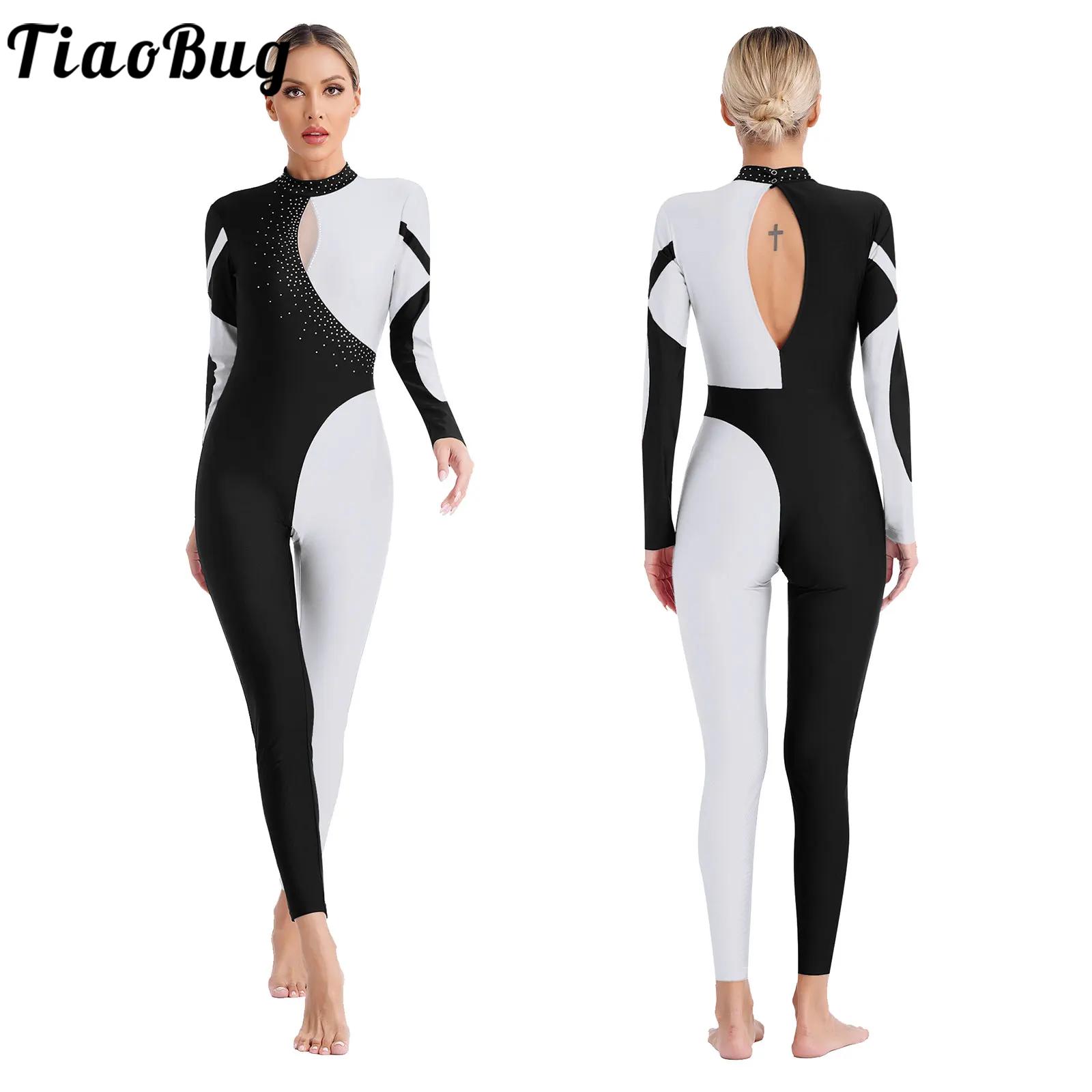 Женское боди контрастных цвето – обзор и цена Rhinestone Banding Trim
