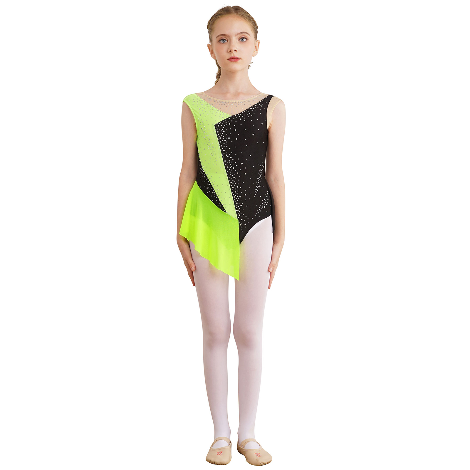 Детский гимнастический купальн – обзор и цена Rhinestone Banding Trim