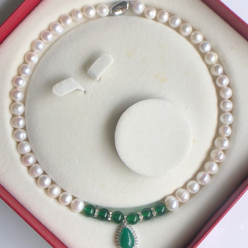 Женское Ожерелье из натурально – обзор и цена Pearl Trim Chain