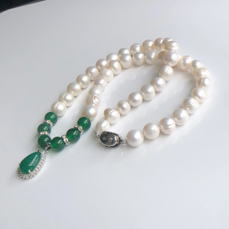 Женское Ожерелье из натурально – обзор и цена Pearl Trim Chain