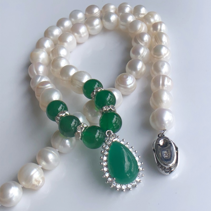 Женское Ожерелье из натурально – обзор и цена Pearl Trim Chain