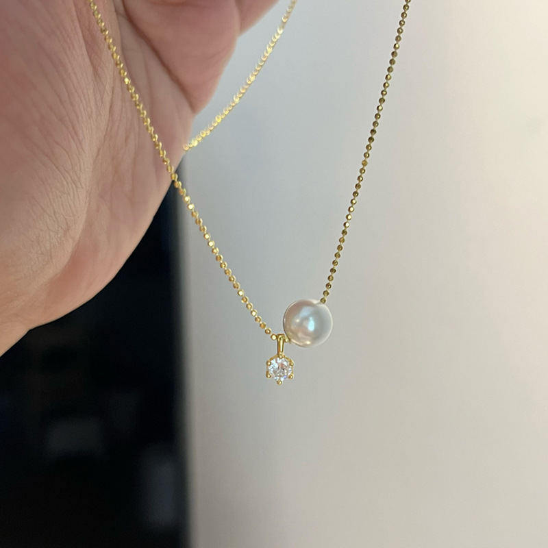 Новое ожерелье из стерлинговог – обзор и цена Pearl Trim Chain