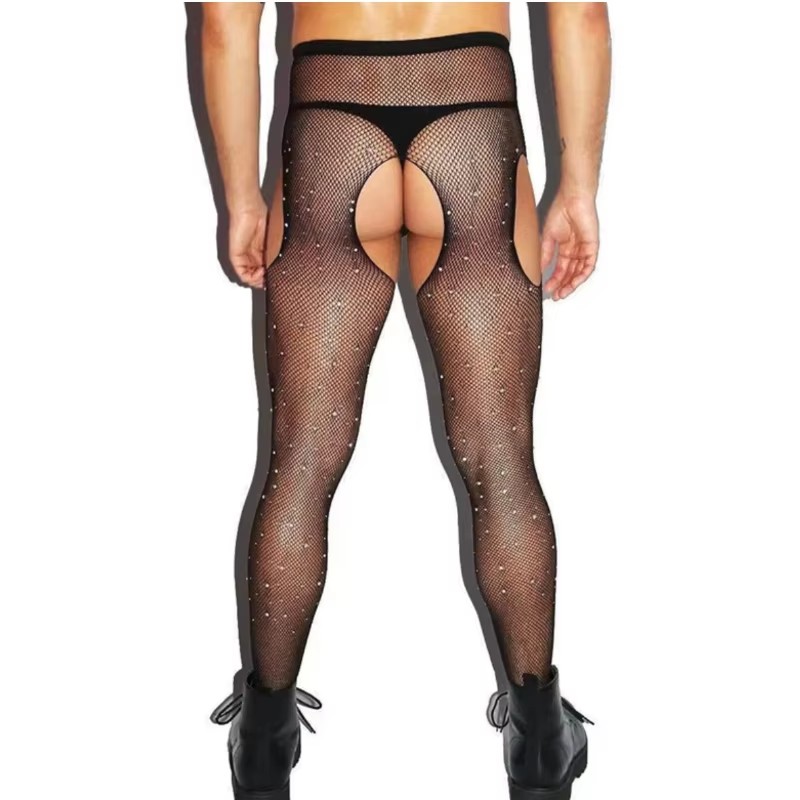Мужские чулки с открытым шагов – обзор и цена Crystal Mesh Fabric