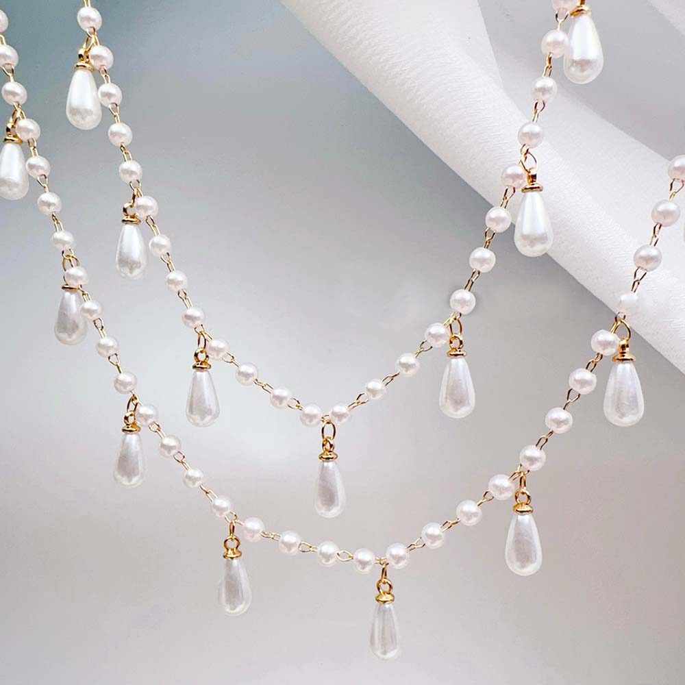 0,5 м 1 м искусственный жемчуг – обзор и цена Pearl Trim Chain