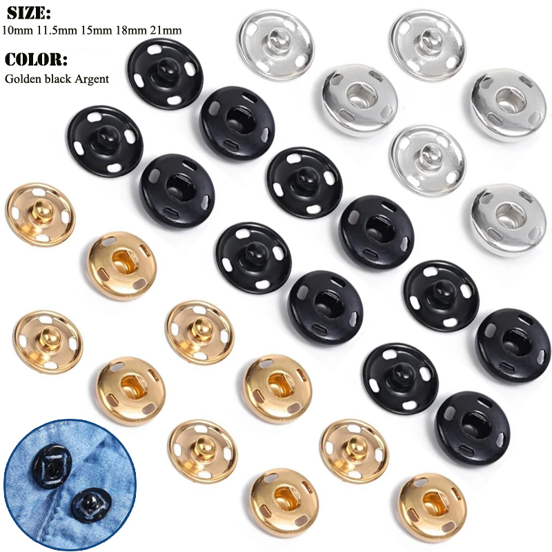 10/50 комплектов, 8-10 мм, мет – обзор и цена Iron On Stud Set